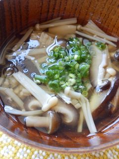 きのこのお吸い物~とろみ餡仕立て~-レシピのメイン写真