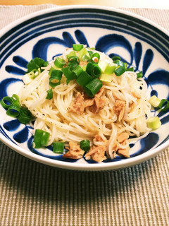 3分で出来る!素麺チャンプルー-レシピのメイン写真