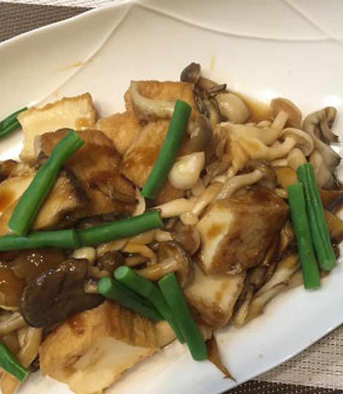4種の茸と厚揚げのオイスターソース炒め-レシピのメイン写真