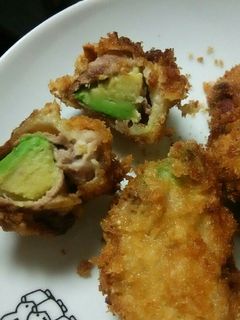 アボカドの豚肉巻きフライ-レシピのメイン写真