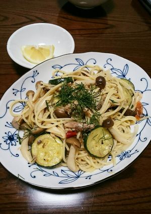さば水煮缶でディル風味パスタ-レシピのメイン写真