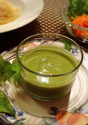 冷製甘酒グリーンピーススープ♪-レシピのメイン写真