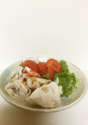 リンゴンベリーソースと冷やしトマトサラダ-レシピのメイン写真
