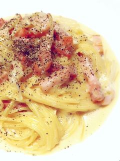 簡単★牛乳でカルボナーラ-レシピのメイン写真