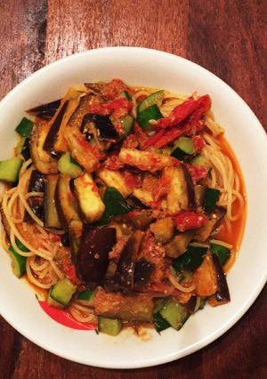 夏野菜のパスタ-レシピのメイン写真