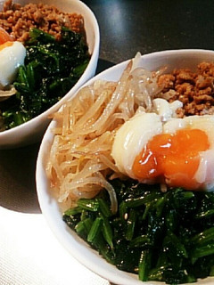 ◆簡単美味♡鶏挽肉でヘルシービビンバ丼◆-レシピのメイン写真