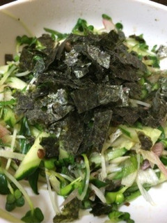 大人の塩こんぶサラダ-レシピのメイン写真