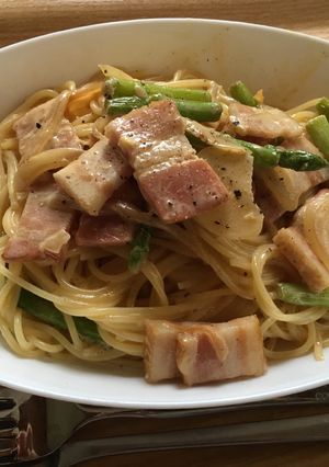 カルボナーラ-レシピのメイン写真