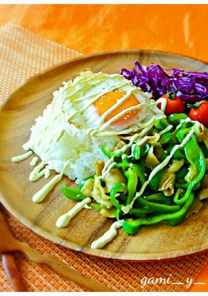超簡単! 豚バラピーのカレー風味めし！-レシピのメイン写真