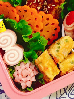 ダリアのようなお花ハム-レシピのメイン写真