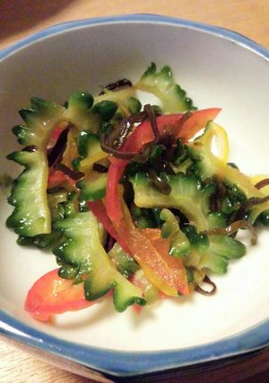 ゴーヤの塩昆布サラダ-レシピのメイン写真