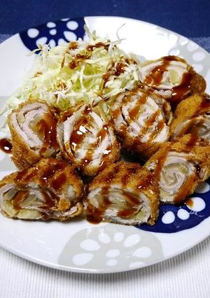簡単！ロールカツ(たくあん)-レシピのメイン写真