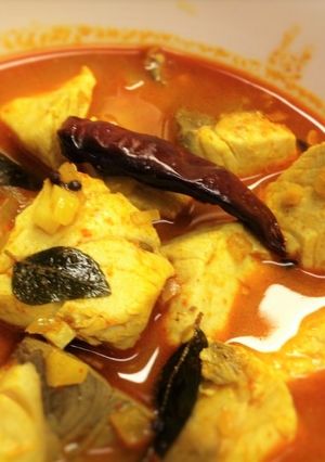南インドの真っ赤なフィッシュカレー-レシピのメイン写真