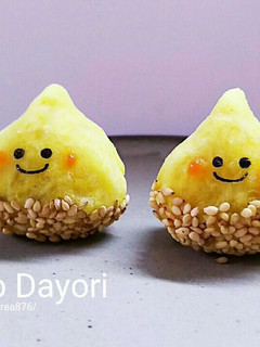 秋キャラおかず*マッシュさつま芋の栗くん-レシピのメイン写真