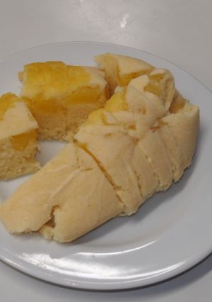 ポリ袋でできるHM☆パイン缶の簡単ケーキ-レシピのメイン写真