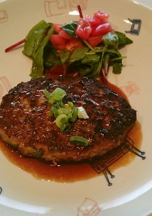 アボカドハンバーグ照り焼きソース-レシピのメイン写真