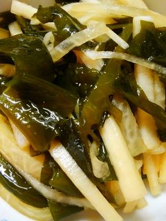 簡単!混ぜるだけ!大根とワカメの酢の物♪-レシピのメイン写真
