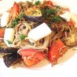 カリカリじゃこ入り♪蕎麦パスタ