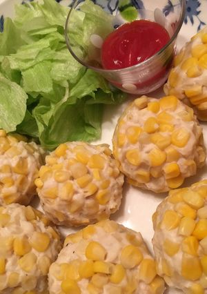 鶏もろこしボール-レシピのメイン写真