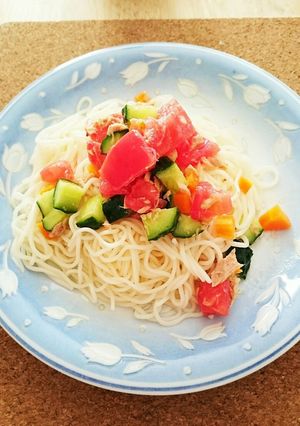 サラダそうめん-レシピのメイン写真