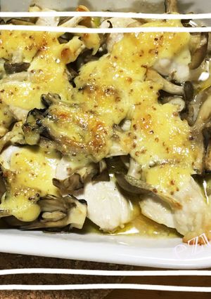 鶏胸肉の粒マスタードマヨネーズ焼き-レシピのメイン写真