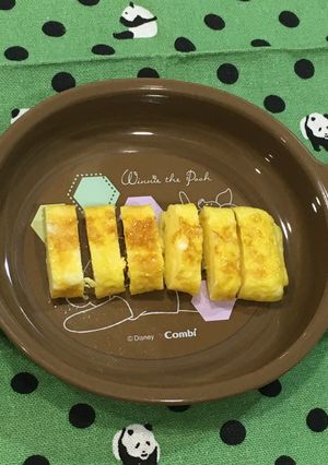 離乳食後期〜普通の卵焼き☆手づかみ食べも-レシピのメイン写真