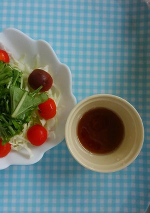 さっぱり！梅ドレッシング♪-レシピのメイン写真
