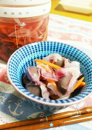 酸っぱさ抑制！塩砂肝と玉ねぎのマリネ⭐-レシピのメイン写真