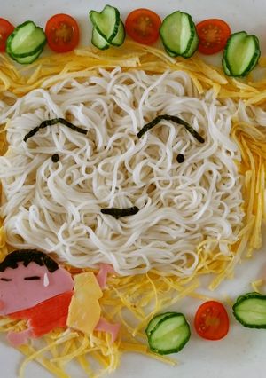 クレヨンしんちゃんの愛犬☆シロ素麺-レシピのメイン写真