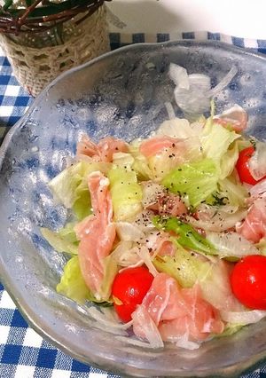 さっぱり♪　生ハムのマリネ-レシピのメイン写真