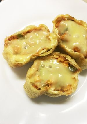 厚揚げの豆腐ミート詰め-レシピのメイン写真