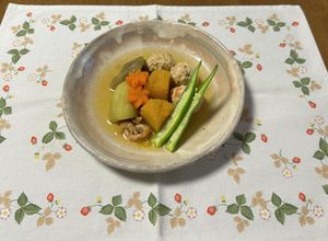 ☆干しエビ&鶏団子&夏野菜☆冷んやり煮物-レシピのメイン写真