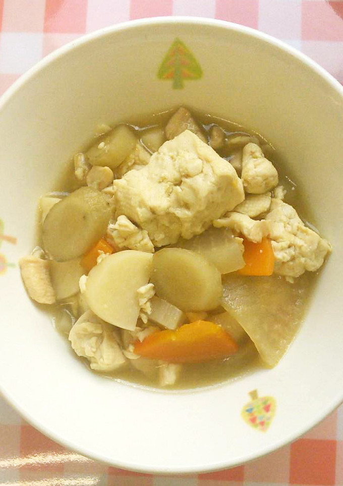 けんちん煮　給食-レシピのメイン写真