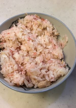 梅とツナの簡単炊きこみご飯-レシピのメイン写真