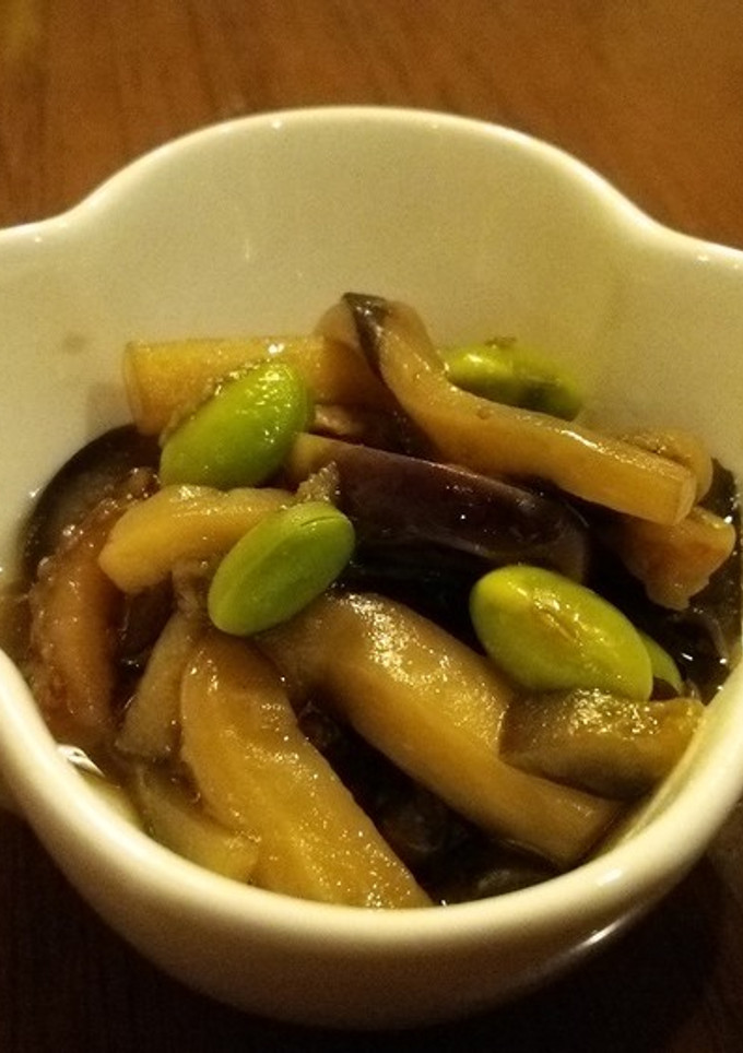 茄子と枝豆の焼き浸し-レシピのメイン写真