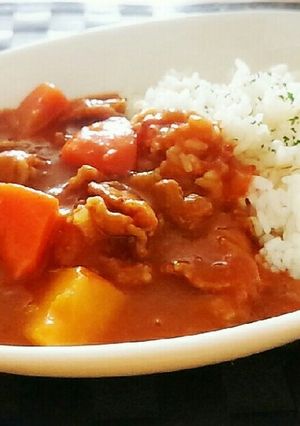 トマト缶とルーで簡単美味なカレーライス♡-レシピのメイン写真