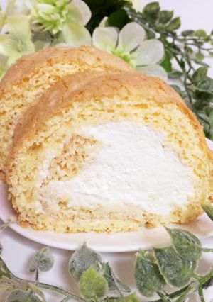 ミネラル入り♪さっぱりsioロールケーキ-レシピのメイン写真