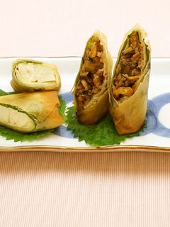 豆腐と鶏肉の梅チーズ春巻き-レシピのメイン写真