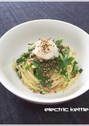 ニラたっぷり★四川風！？冷製パスタ-レシピのメイン写真