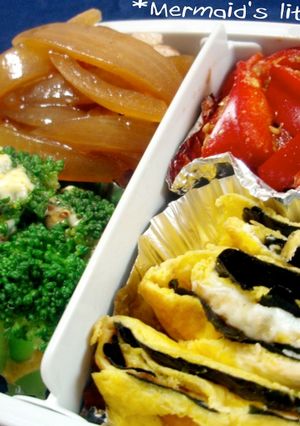 素早くできる(^ω^)♪4色おかず弁当-レシピのメイン写真
