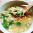 ふわふわ卵と枝豆の中華スープ✲