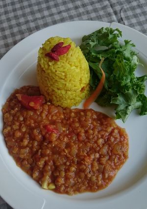 ビーガン＊赤レンズの豆カレー-レシピのメイン写真