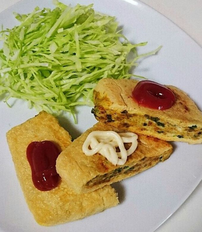 油揚げのカレー風味肉詰め-レシピのメイン写真