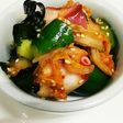 コンビニシリーズ①胡瓜と蛸のキムチ和え