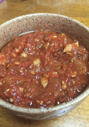 頂いたトマトでケチャップ-レシピのメイン写真
