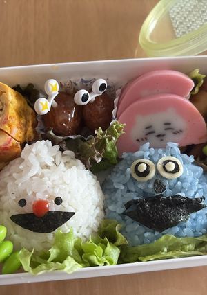 『キャラ弁』スンスンとノンノンお弁当-レシピのメイン写真