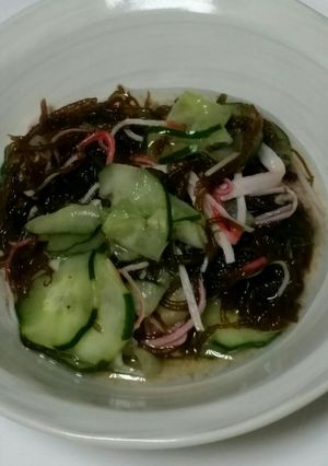 もずくときゅうりの酢の物-レシピのメイン写真