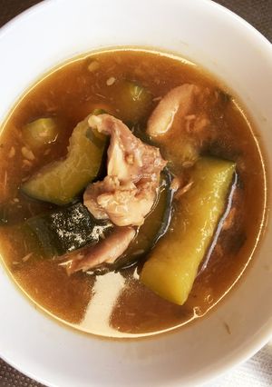 ズッキーニと鶏肉のスープ仕立て-レシピのメイン写真