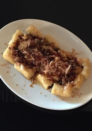 レンジで簡単♪油揚げのきのこチーズのせ-レシピのメイン写真