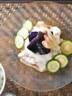 冷たいおかず「柔らか鶏のみぞれだしがけ」-レシピのメイン写真